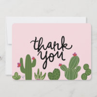 Cacti Thank You Card