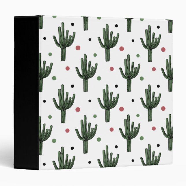 Cactus 3 Ring Binder (Front/Spine)