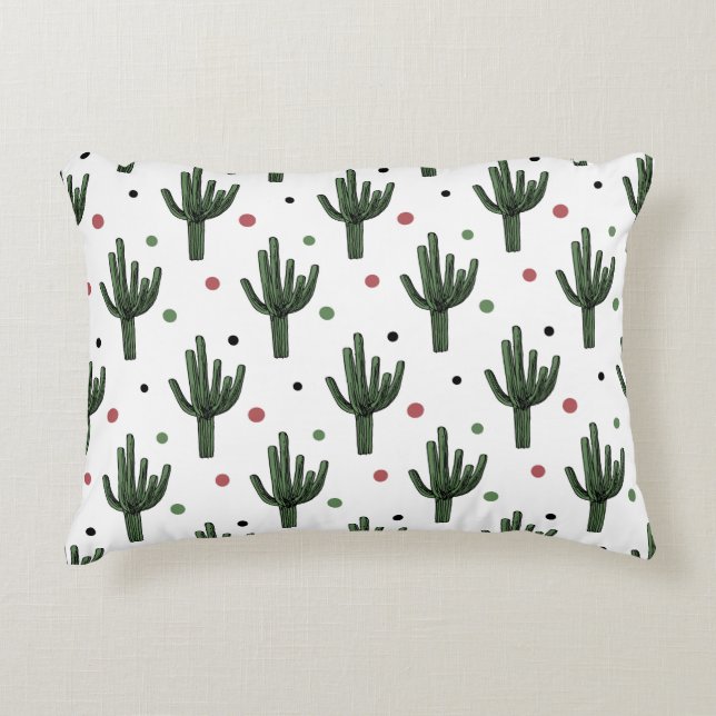 Cactus Accent Pillow (Front)