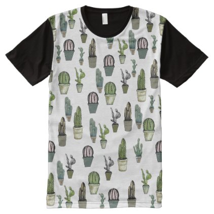 Cactus All-Over-Print Shirt