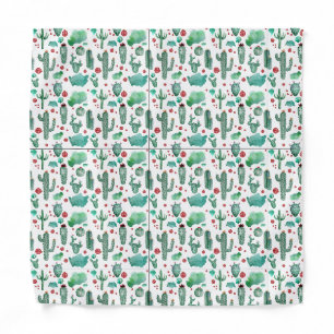 cactus and ladybug pattern - bandana