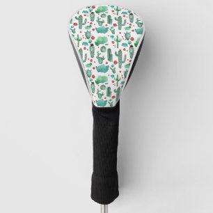 cactus and ladybug pattern - golf head cover