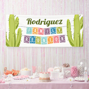 Cactus and Papel Picado Garland Texas Banner