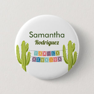 Cactus and Papel Picado Garland Texas Button