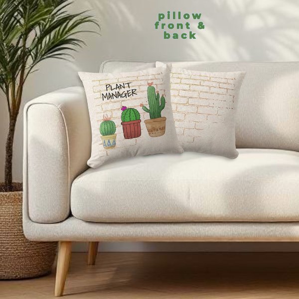 Cactus Art Plant Manager Humor Patio Design