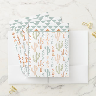 Cactus Aztec Western Folder