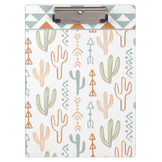 Cactus Aztec Western Folder  Clipboard