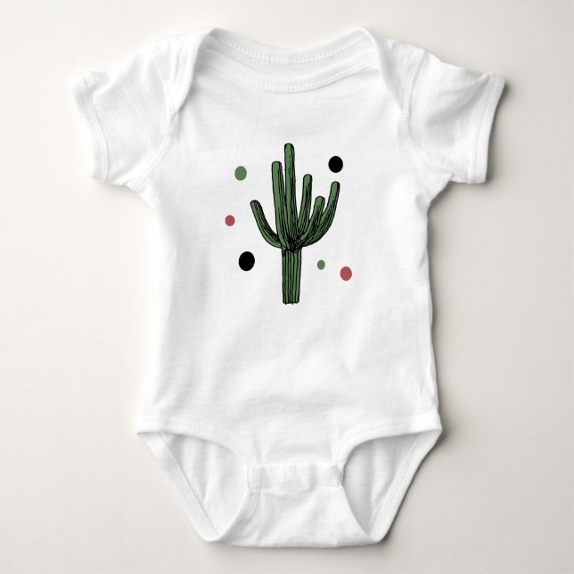 Cactus Baby Bodysuit (Front)