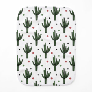 Cactus Baby Burp Cloth