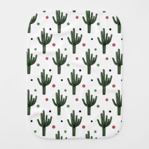 Cactus Baby Burp Cloth
