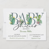 Cactus Baby Shower Invitation (Front)
