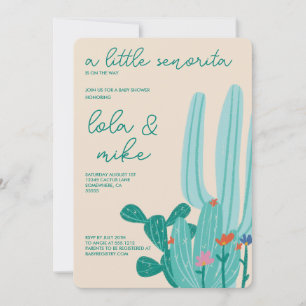 CACTUS BABY SHOWER INVITATION