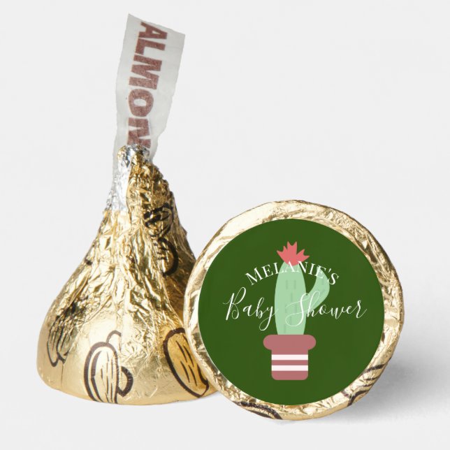 Cactus Baby Shower Party Hershey®'s Kisses® (Front)