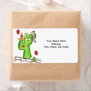 Cactus Bird Snake Labels