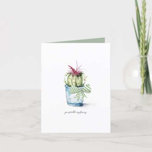 Cactus Birthday Card