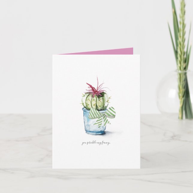Cactus Birthday Card (Front)