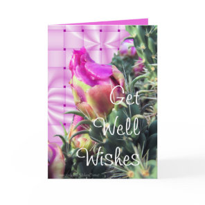 Cactus Bloom GetWell-customize for any occasion Card