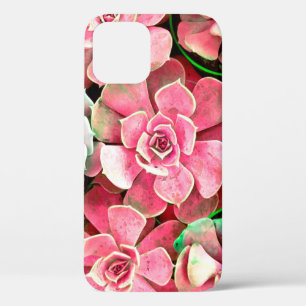 cactus blossom design for Romantic wedding backgro iPhone 12 Case