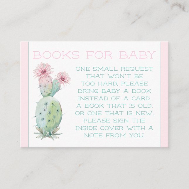 Cactus Book Request Cards (Front)