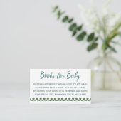 Cactus Books For Baby Enclosure Card (Standing Front)