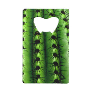 Cactus Bottle Opener Credit Card Size