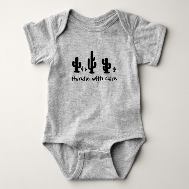 Cactus Cacti Design Baby Bodysuit