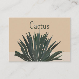 Cactus Cacti Succulent Business Card