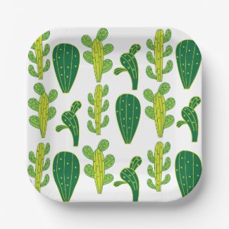 Cactus Cacti Succulents Pattern Party