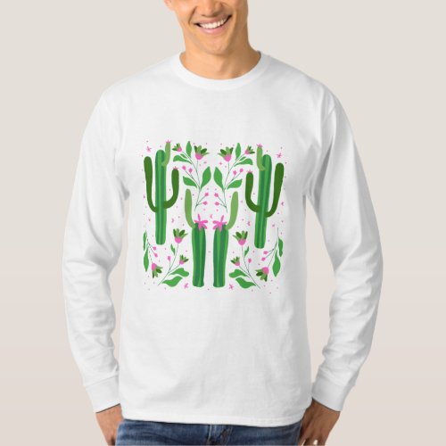 Cactus cactus flower  T_Shirt