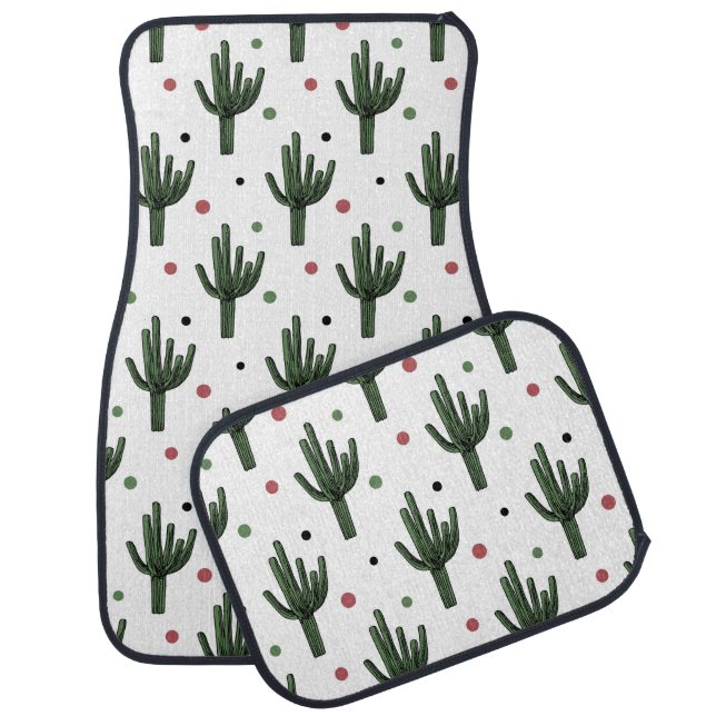 Cactus Car Floor Mat (Set)