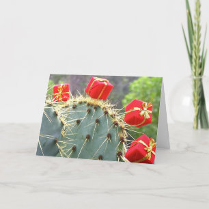 Cactus Christmas card by Debra Lee Baldwin