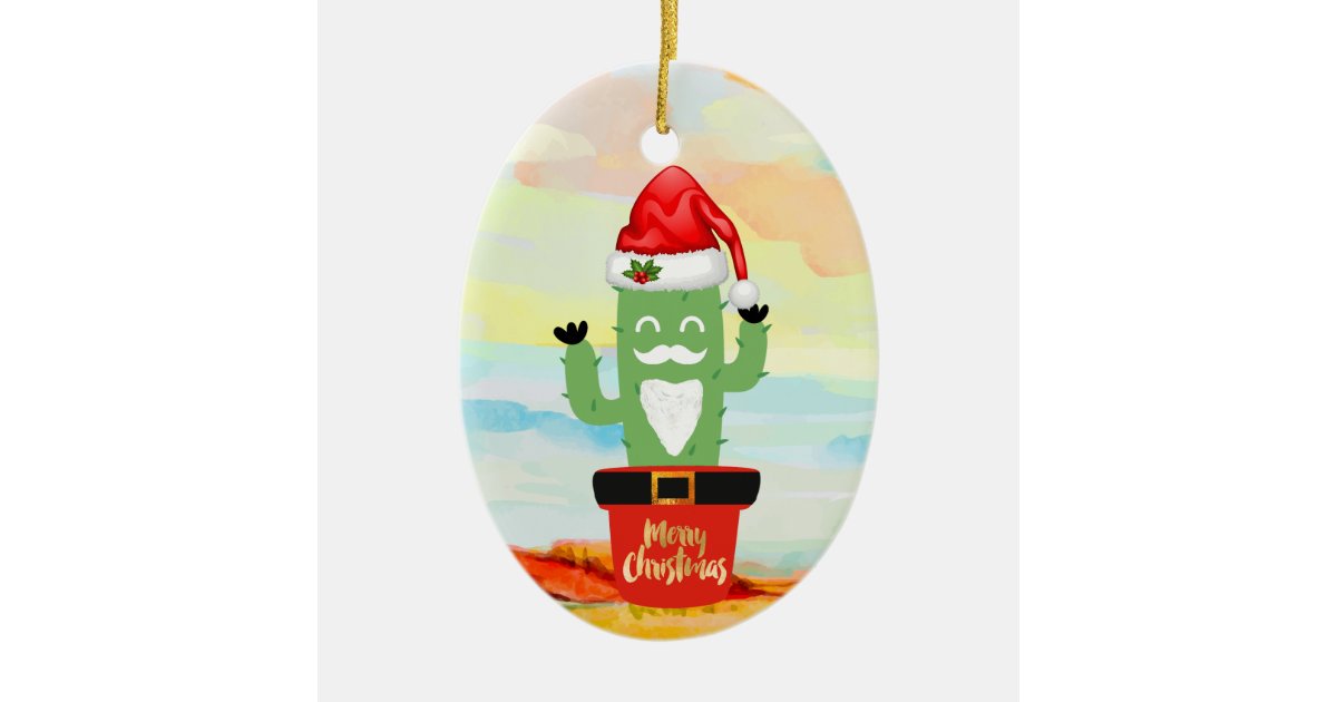 Cactus Christmas Ornament | Zazzle