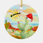 Cactus Christmas Ornament at Zazzle