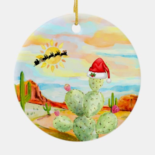 Cactus Christmas Ornament | Zazzle
