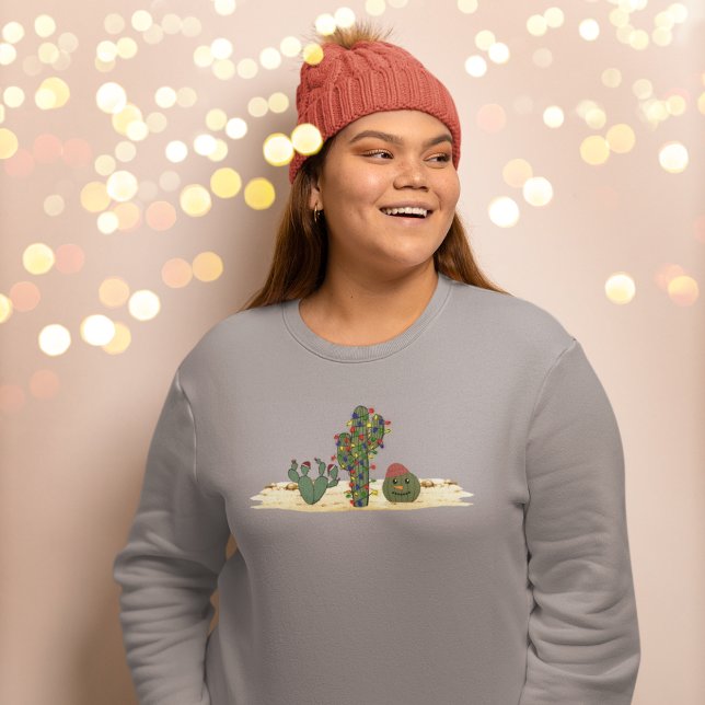 Cactus Christmas  Sweatshirt (Creator Uploaded)