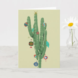 Cactus Christmas Tree Card