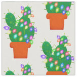 cactus christmas tree fabric