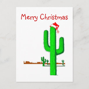 Cactus Christmas Tree - Postcard