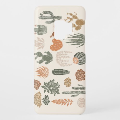 Cactus collection vintage silhouettes succulent  Case_Mate samsung galaxy s9 case