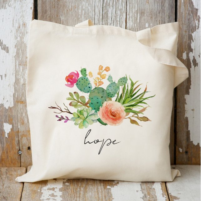 Cactus,Custom Name Wedding|Personalized Braidsmaid Tote Bag (Creator Uploaded)