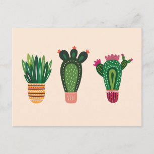 Cactus Cute Postcard