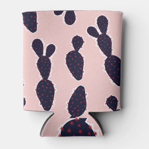 Cactus Cuteness Sweet Pastel Patterns Can Cooler