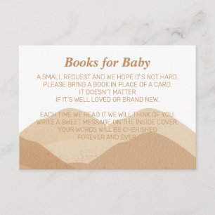 Cactus Desert Arizona Southwestern Books for Baby Enclosure Card