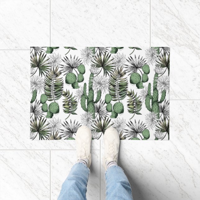 Cactus Desert Pattern Doormat (Indoor)