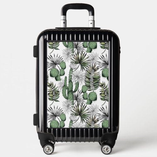 Cactus Desert Pattern Luggage