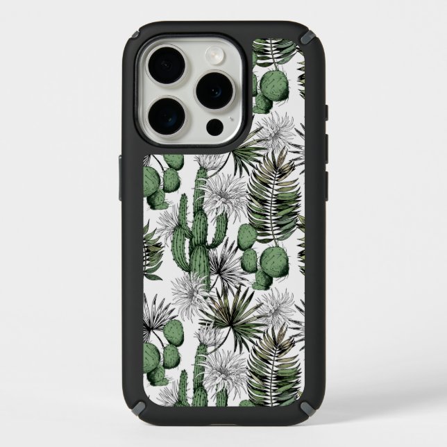 Cactus Desert Pattern Speck iPhone Case (Front)