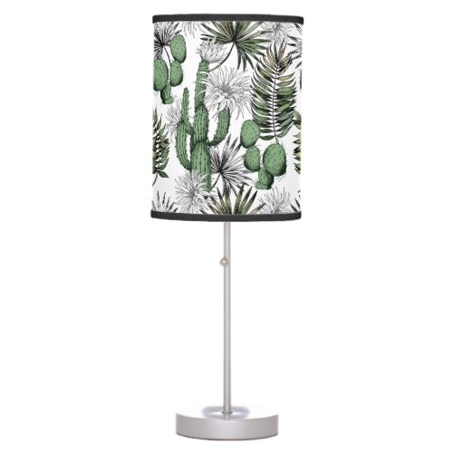 Cactus Desert Pattern Table Lamp