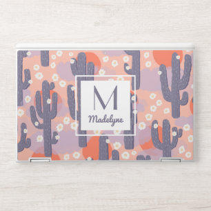 Cactus Desert Sunset Botanical Personalized HP Laptop Skin