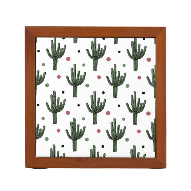 Cactus Desk Organizer (Front)