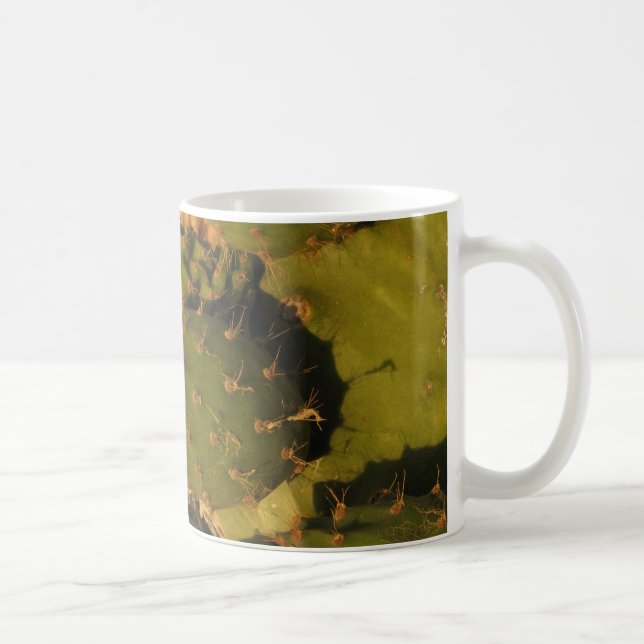 Cactus Detail Photo  Classic White Mug (Right)